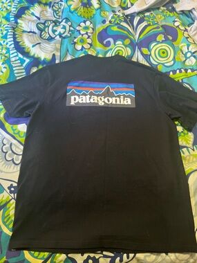 Patagonia Black Tee with pocket